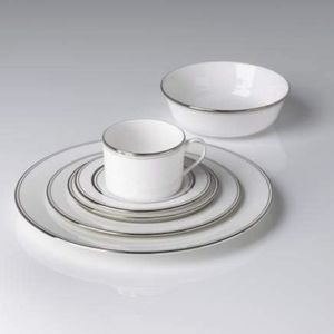 Kate Spade Library Lane Platinum 5 Piece Place Setting